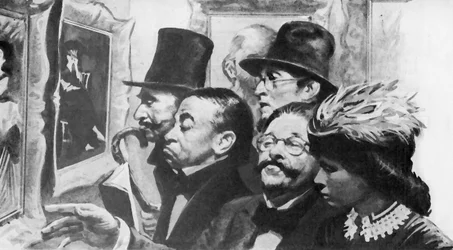 Auf der ersten Impressionisten-Ausstellung